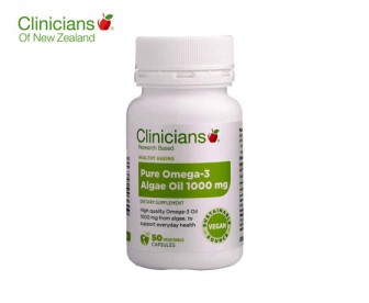 Clinicians 科立纯 素食海藻油Omega-3胶囊1000mg 50粒 Clinicians 科立纯 素食海藻油Omega-3胶囊1000mg 50粒